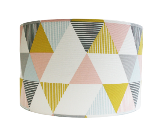 Geometric best sale lampshade grey