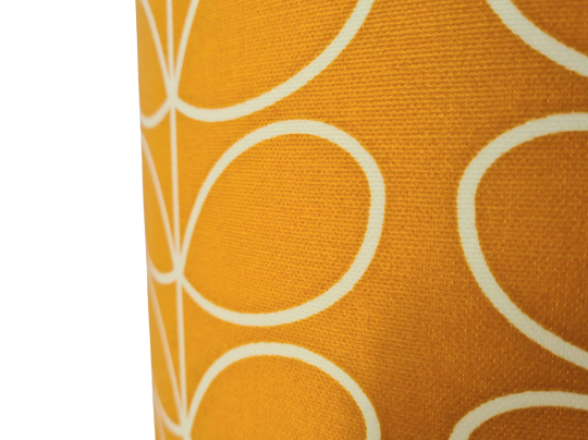 Linear stem print lampshade in papaya