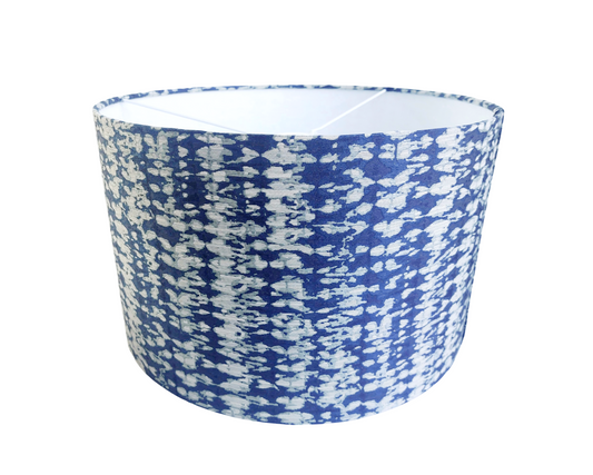 Kotomi print lampshade in indigo