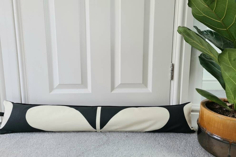 Giant stem draught excluder in charcoal