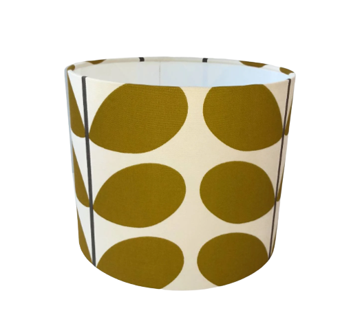 Large stem lampshade in olive